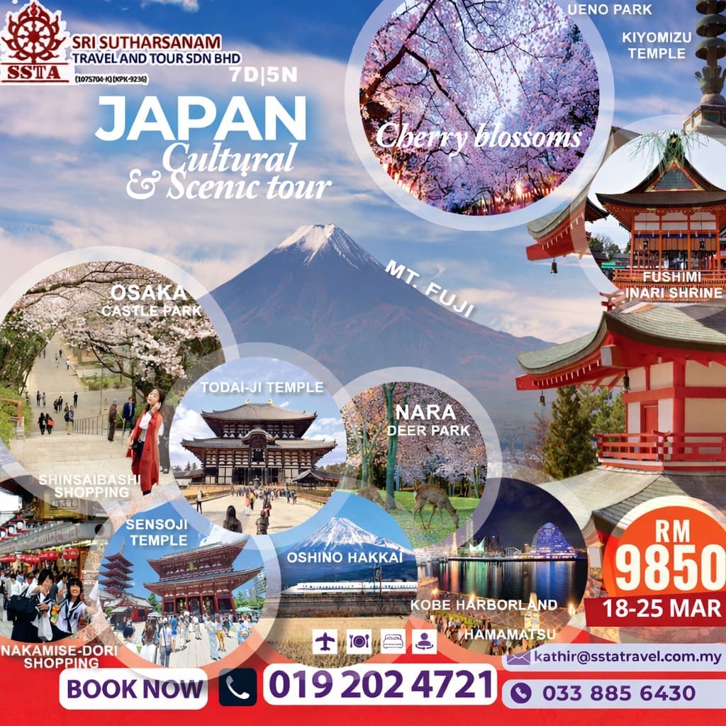 Japan Cultural & Scenic Tour - 7D5N Osaka – Nara – Kobe – Mt. Fuji – Tokyo - Image 9