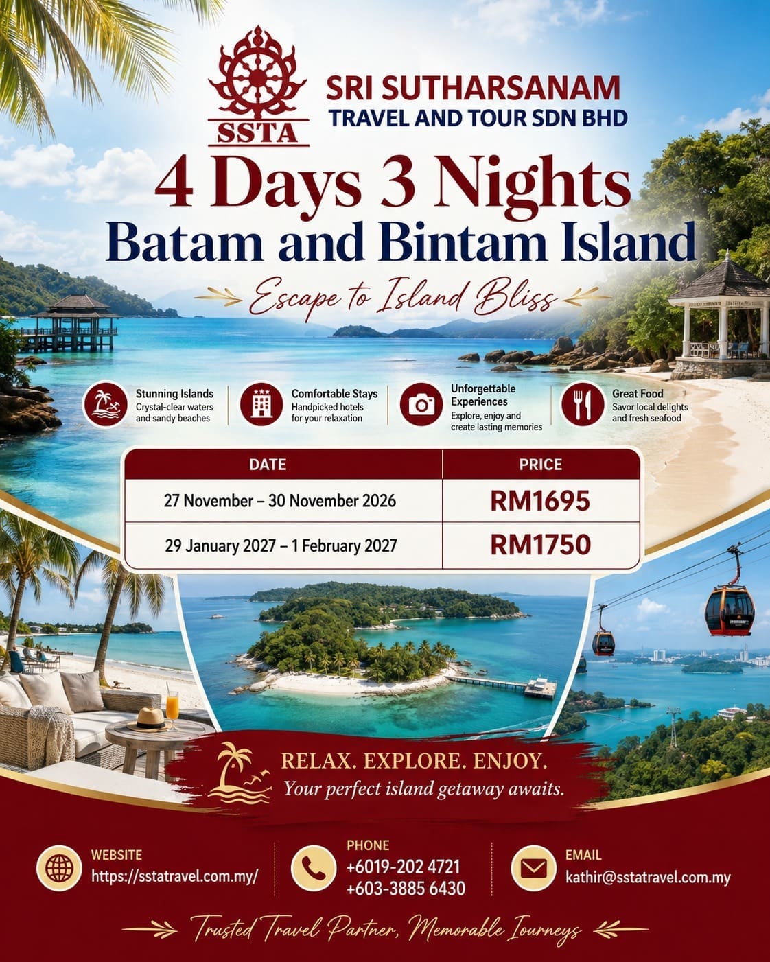 4 DAYS 3 NIGHTS BATAM & BINTAN TOUR